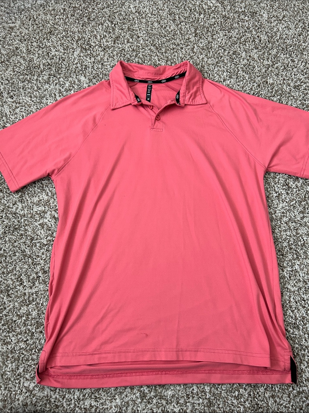 Men's Coral Performance Polo Shirt